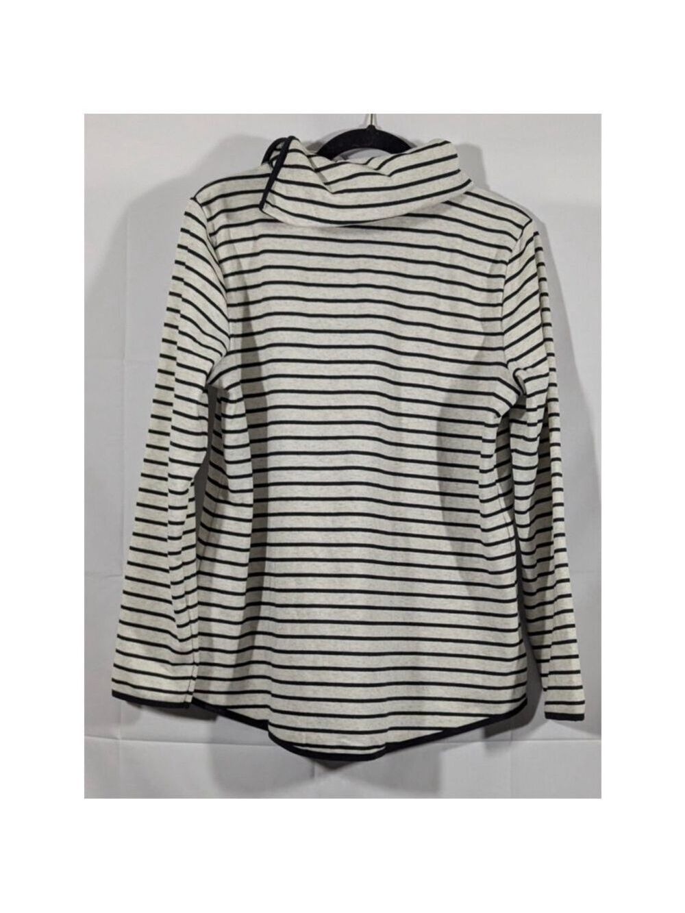 Talbots Striped Cowl Neck Pullover Top Women's Large